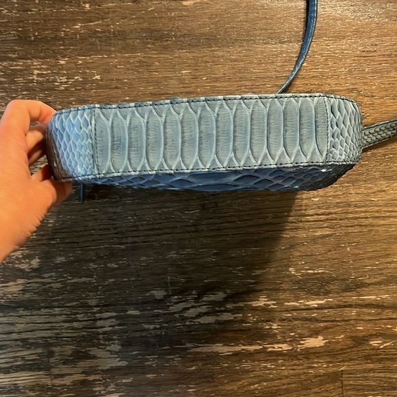 Byron New York Genuine Python Leather Crossbody - Picture 3 of 9